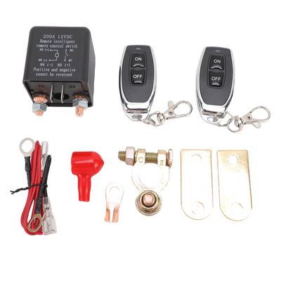 Remote Battery Disconnect Switch 200A Anti Theft Prevent Battery Drain Car Remote Battery Killing