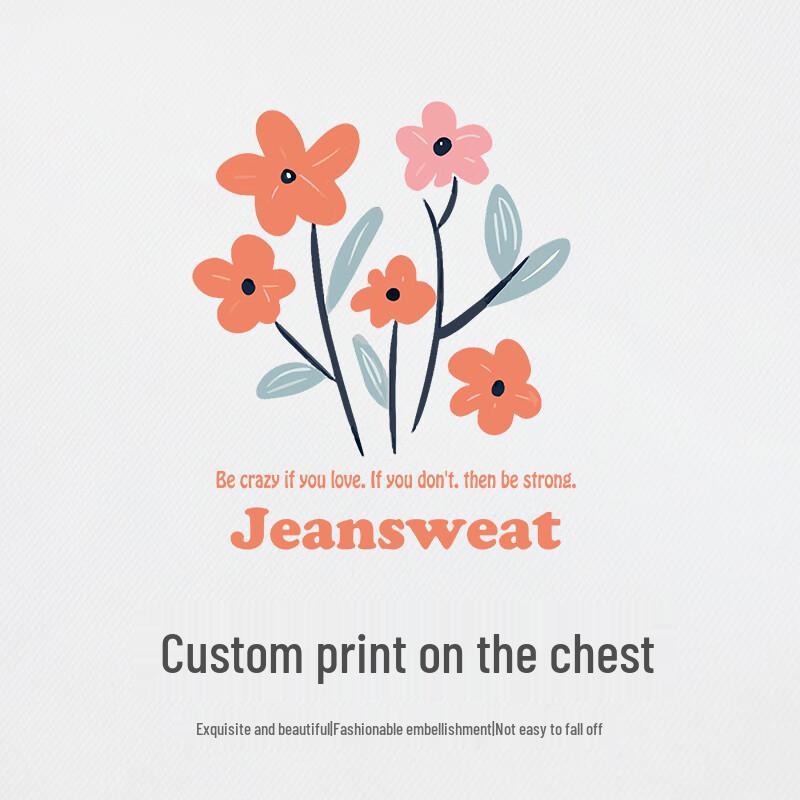 Jeanswest Women's Retro Loose Drop-Shoulder Pullover Sweatshirt