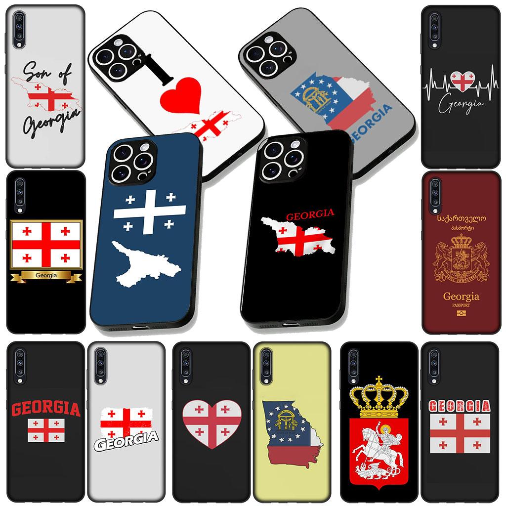 Georgia flag Casing Phone Cover for Apple iPhone 13 12 Mini XS 11 Pro Max 7 8 Plus + XR SE 2022 2020 SE3 Soft Case