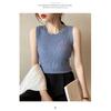Camisole Women's Summer Bottoming White Short Knitted Sleeveless Top