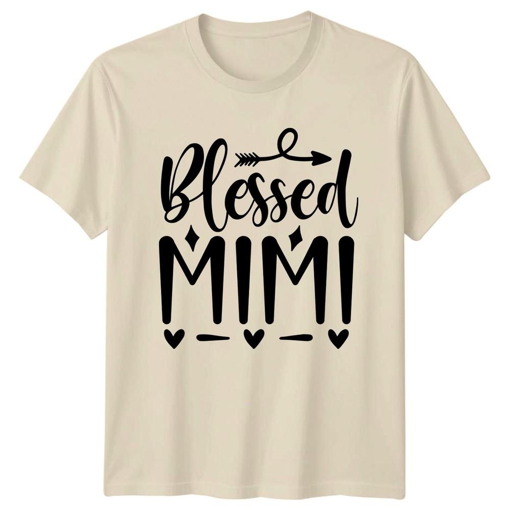 Blessed Mimi Unisexs TShirt Grandmother Family Grandparents Day Gift For Her