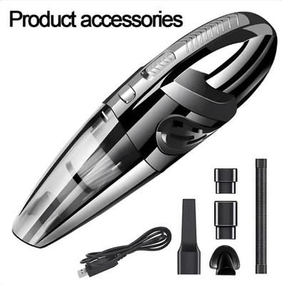 High-Suction Cordless Vacuum Cleaner - Large Capacity, Portable Design for Home & Car Cleaning