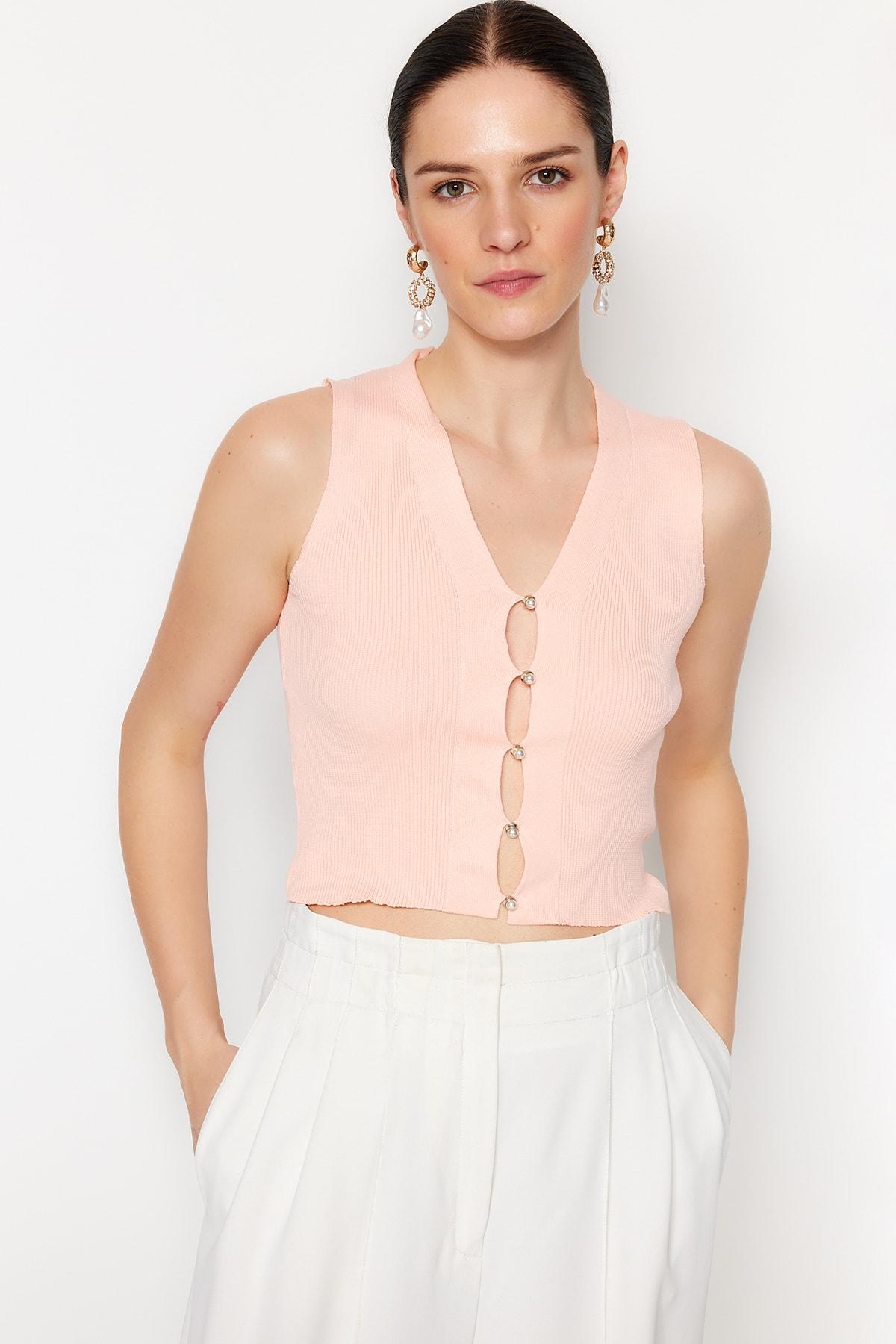 

Блуза - Розовый - Классический крой