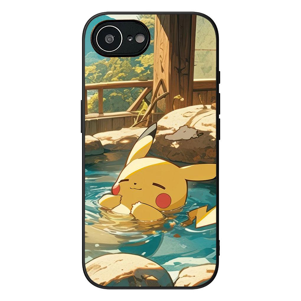 Phone Cover for Apple iPhone 17 16 14 15 Pro Max Plus 15+ 16E XR ProMax Air 16+ Casing Flexible Case Eevees Gengars P-Pikachus