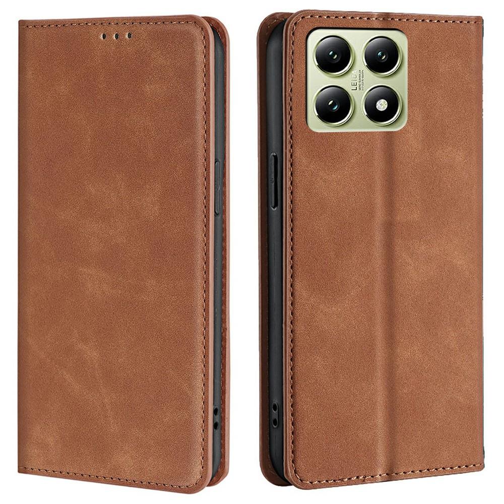 For Xiaomi 14T Case Card Holder PU Leather Magnetic Closing Phone Cover