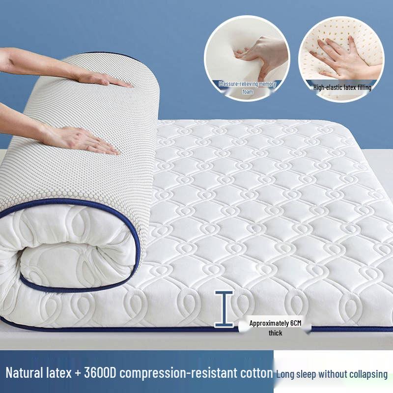 Latex Mattress Topper for Dorms and Futons