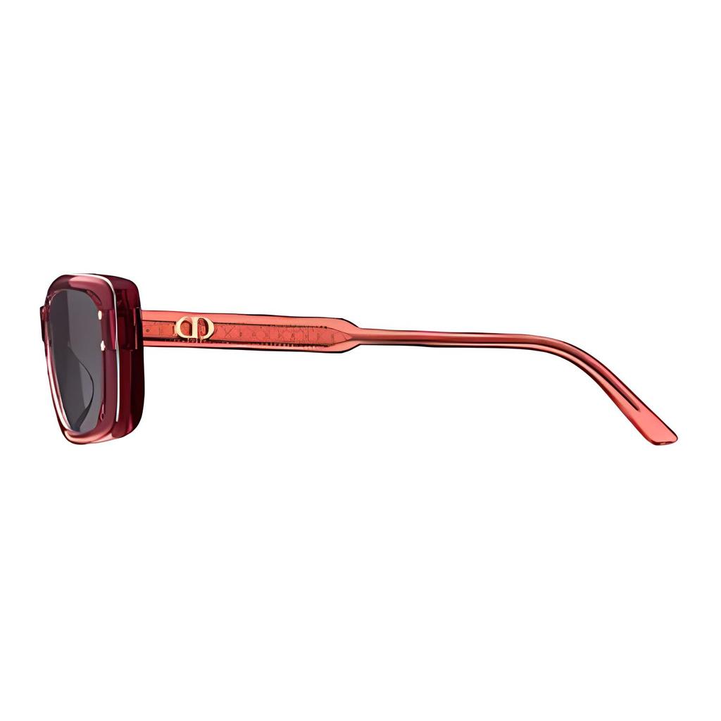 Dior Color Block Design Acetate Rectangular Sunglasses Women sunglasses Red DIORHIGHLIGHTS2I35A0