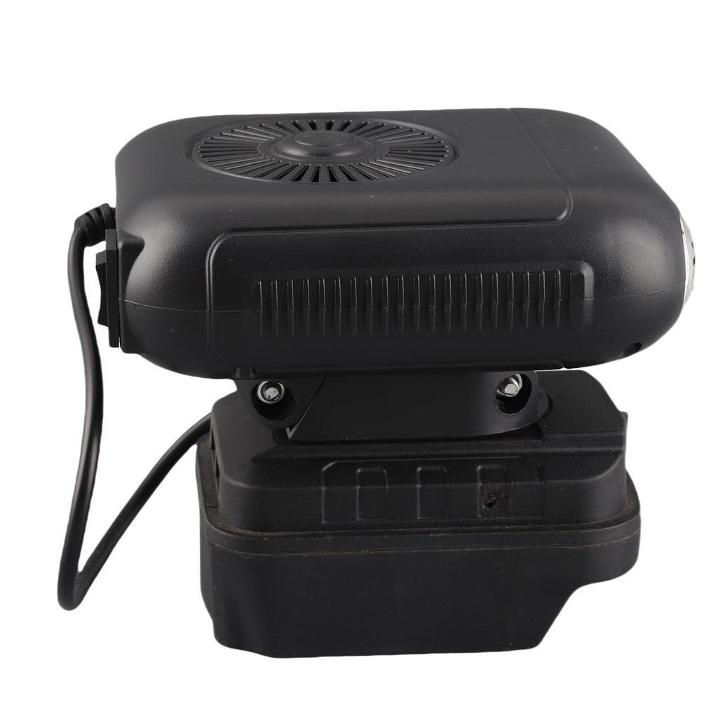 Battery Powered Heater 90 Degree Flip 2 Temperatures 2xUSB Portable Space Heater for BL1830 BL1850 BL1840 BL1845 BL1815