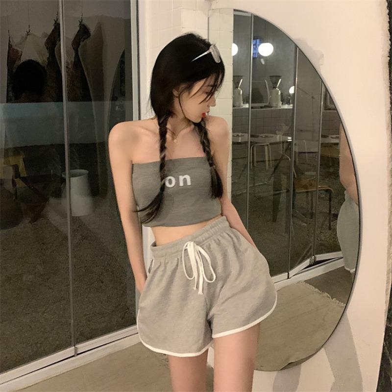 High Waisted Sports Shorts Women Loose Spice Running Wide Leg Casual Pants