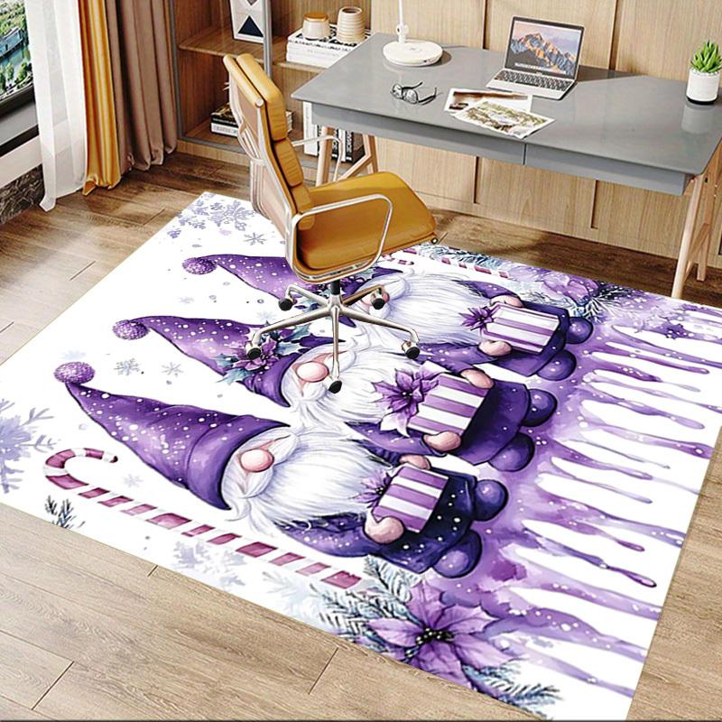 1PC Gnomes Winter Anti-slip carpet, suitable for Office, bedroomand playrooms. It can also be used as a sofa footrest cover-R99