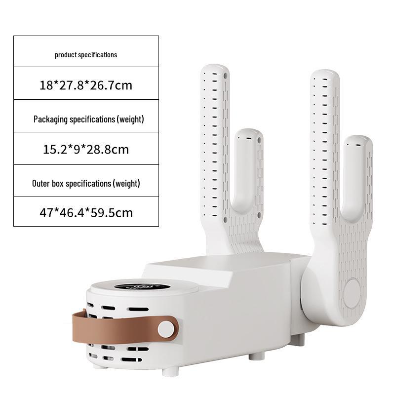 Portable Smart Shoe Dryer & Warmer: Foldable, Easy-to-Store Household Heating Solution.