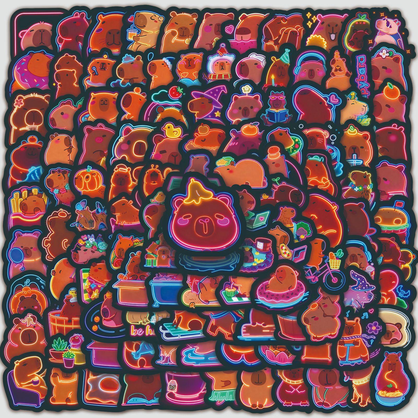 Neon Sticker Creative Small Fresh Feng Shui Dolphin Personality Sticker