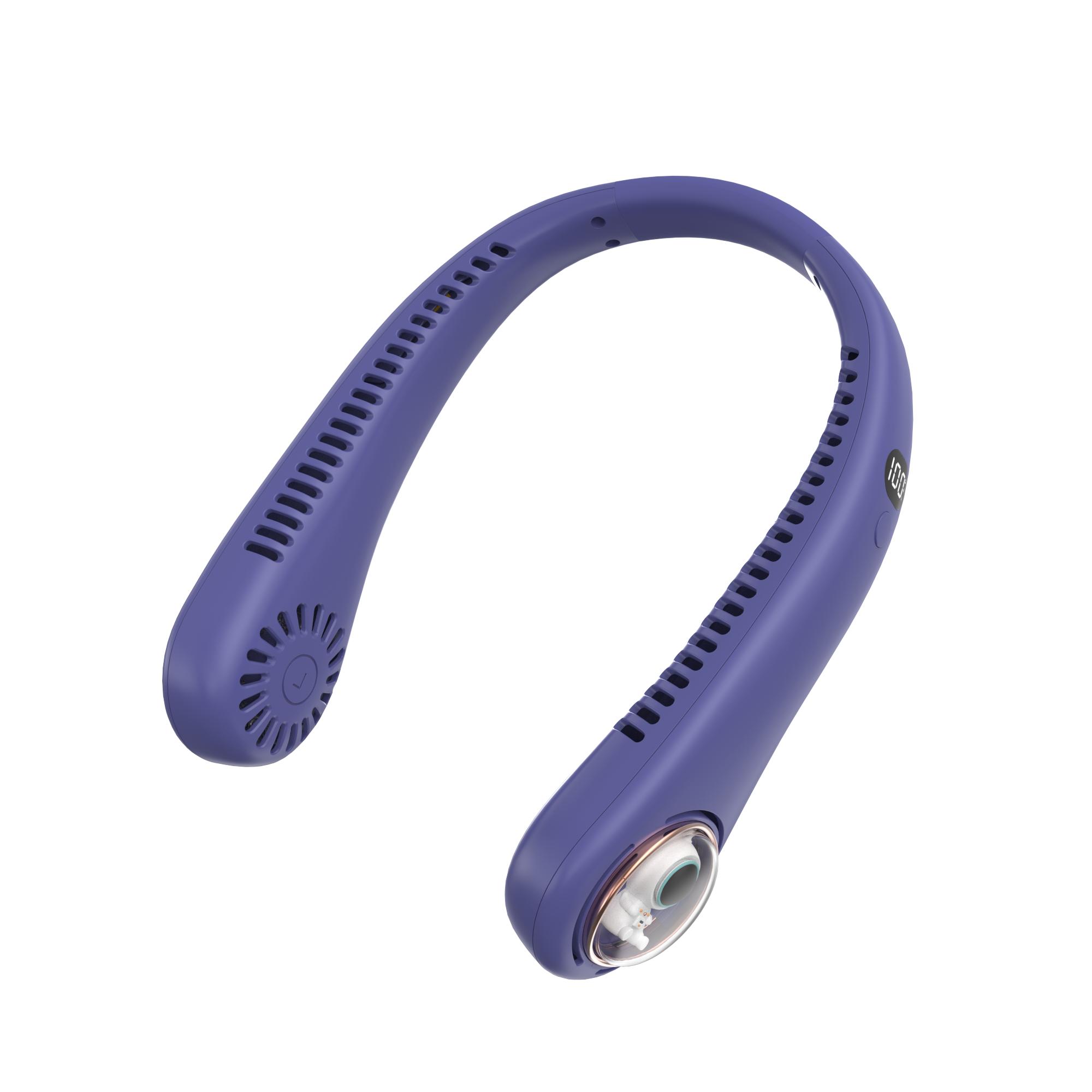 

2024 Новый вентилятор для шеи космонавта, безлопастная турбина, перезаряжаемый портативный вентилятор, тихий, сильный ветер, мини-вентилятор с цифровым дисплеем, USB-вентилятор