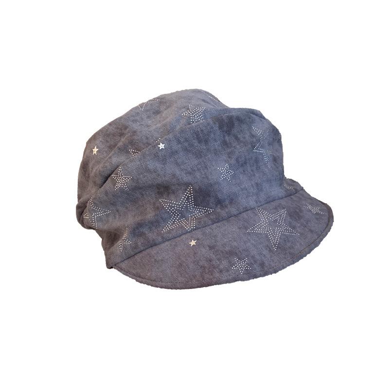 Japanese Retro Star Soft-Brimmed Beret Women'S Y2K Face Small Casual Versatile Fashionable Face Small Painter Hat