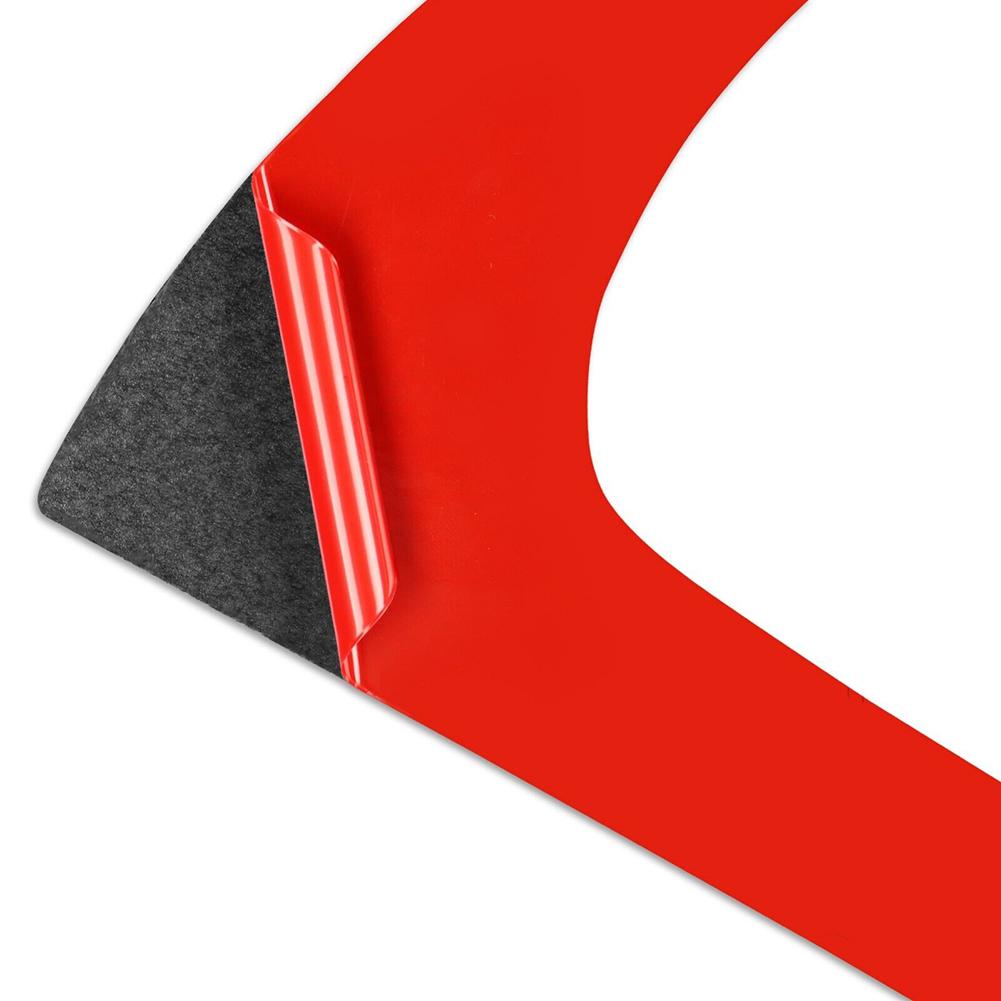 2 Pcs Dashboard Trim Carbon Fiber Cover Trim Interior Decor