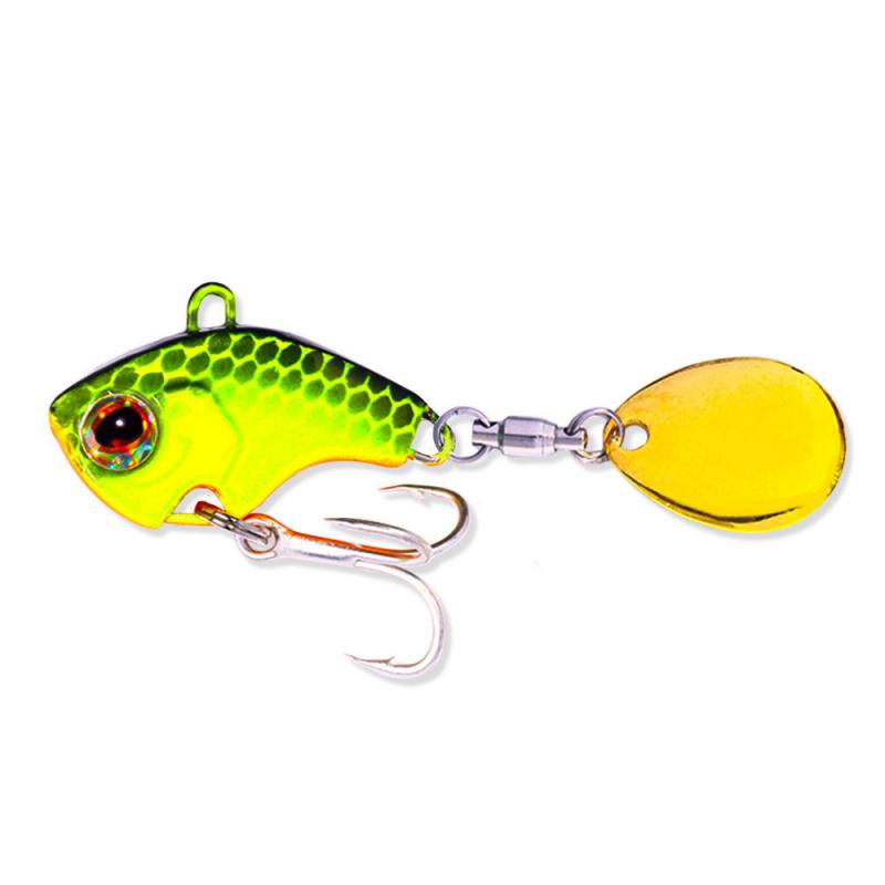 Submerged WaterVIBLure Bait Small Whirlwind Sequin Micro-Special Fake Bait for Bass and Pike, Long Casting, Saltwater and Freshw