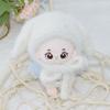10cm Miniature Cap Pajamas Blue White Replacement Outfit Toy Doll Clothes  Cotton Stuffed Doll