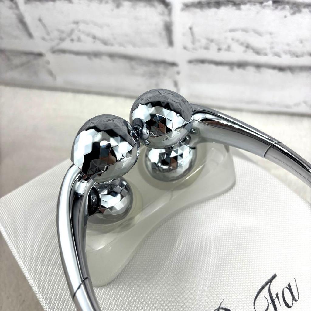 MTG ReFa DOUBLE RAY Facial Roller, 3D Symmetric Face & Cheek Lift, Microcurrent Beauty Device, Authentic Made In Japan,Waterproof Luxury Skincare Gift