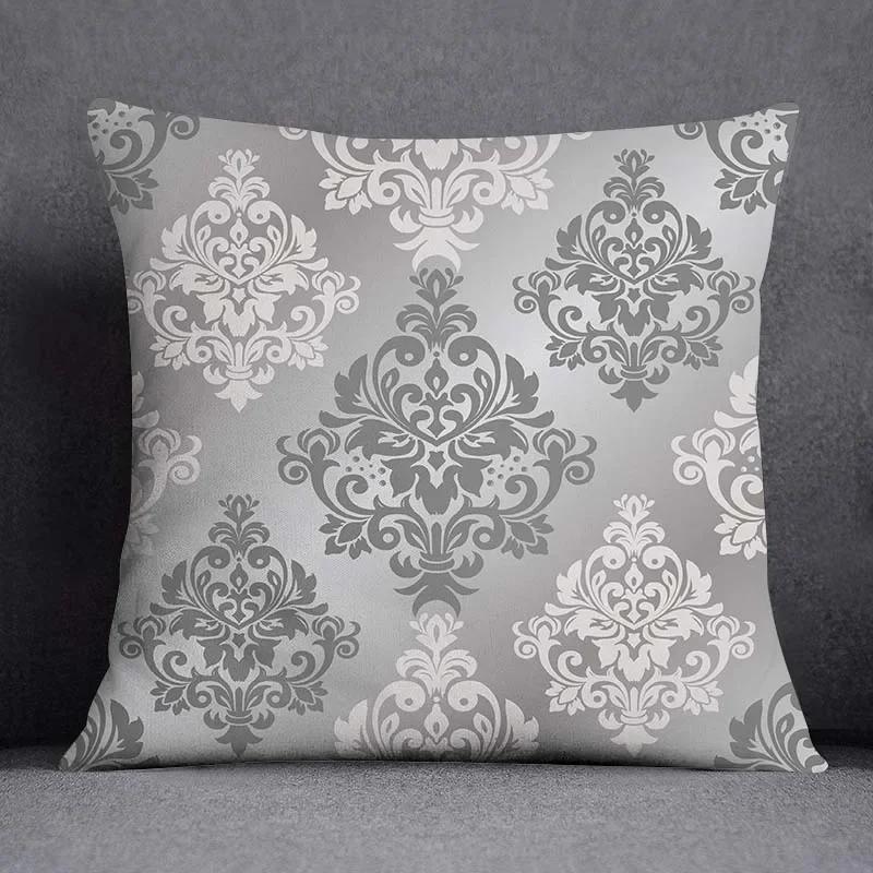 VIKAMA Federa Cuscino Decorativa Lusso Grigia di Alta Gamma, Federa Cuscino Decorazione Divano Casa, Federa Cuscino Decorazione Comodino Camera da Letto