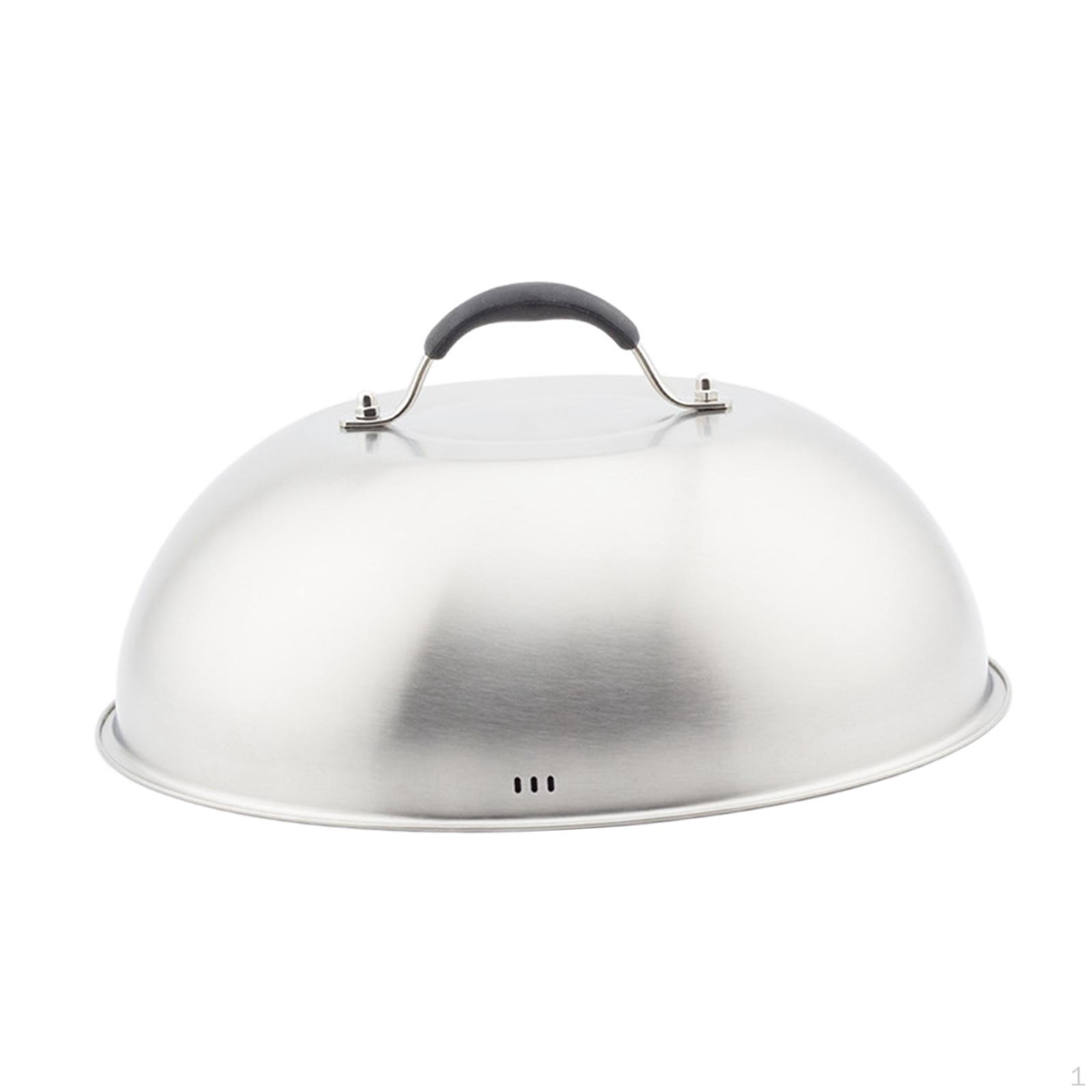 Burger Cover Grilling Melting Dome Griddle Food Serving Cheese Basting 8.7 inch