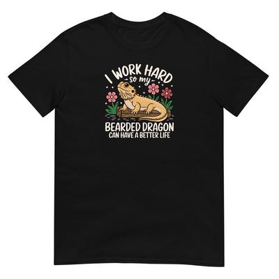 Bearded Dragon Shirt Pet Lover Lizard Pet Reptile Unisex T-Shirt