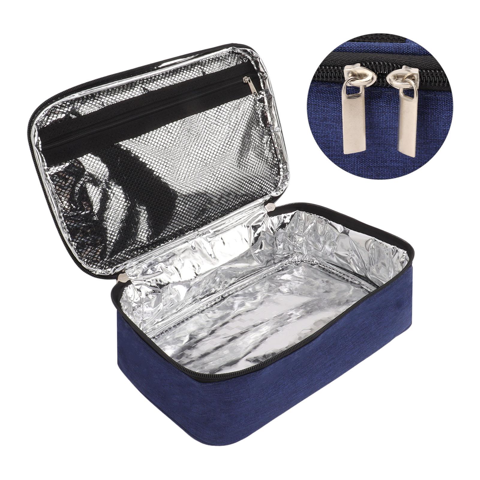 Lunch Bag 3.2L Large Capacity Leakproof Oxford Fabric Portable Handle Insulated Lunch Bag for School Outing