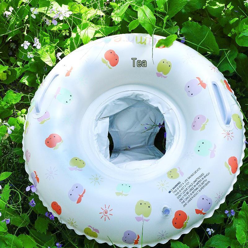 Large Toddler Boat-Themed Swimming Ring with Canopy & Steering Wheel