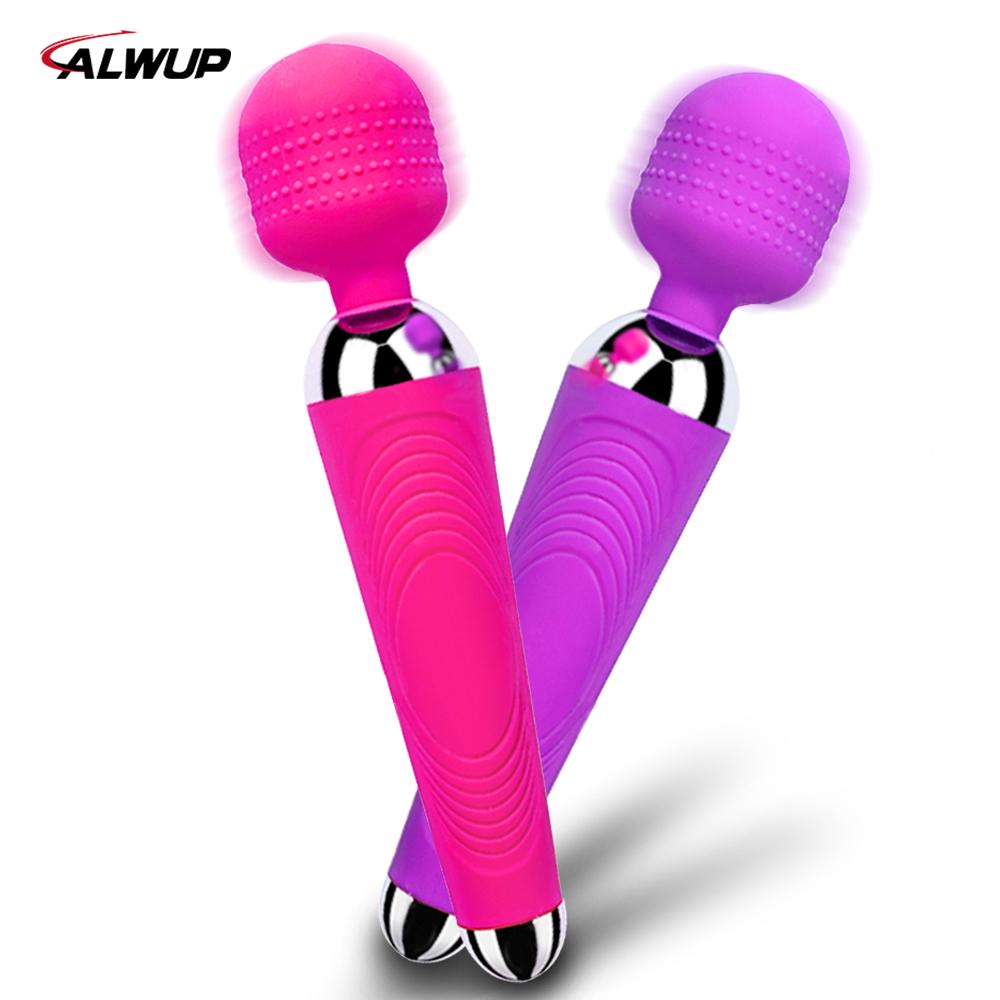 Sex Toy Wand Vibrators for Women Clitoris Sex Machine G Spot Vibrating Dildo Silicon Anal Magic Wand Massager Accessories