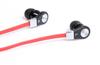 MAGICSOUND DS-2 - In-ear Headphones with Microphone, Compatible with Most Phones, Tablets, and Media Players. Red