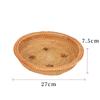 ZISIZ Rattan Woven Fruit Plate