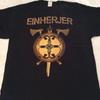 EINHERJER Shield T Shirt XL Azarath The Chasm Inquisition Urgehal Arcturus Vintage Washed Fashion Homme Versatile Graphic