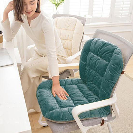 Heated Mat USB Rechargeable Thick Plush Fast Heating Detachable Washable with PP Cotton Filling Office