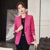 Jaqueta de terno de alta qualidade feminina primavera e outono nova rede vermelha moda curta terno de alta qualidade