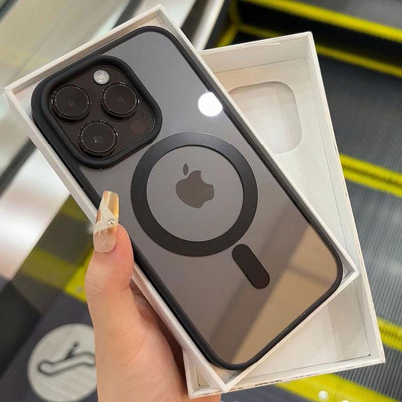 

Роскошный прозрачный чехол Magesafe для iPhone 11 12 13 14 15 16 Pro Max Plus 13 12 Mini Magnetic Wireless Charge Cases Cover For iPhone 13 Mini