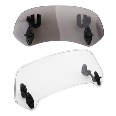 Universal Motorcycle Cruiser Windshield Windscreen with Mounting Kit