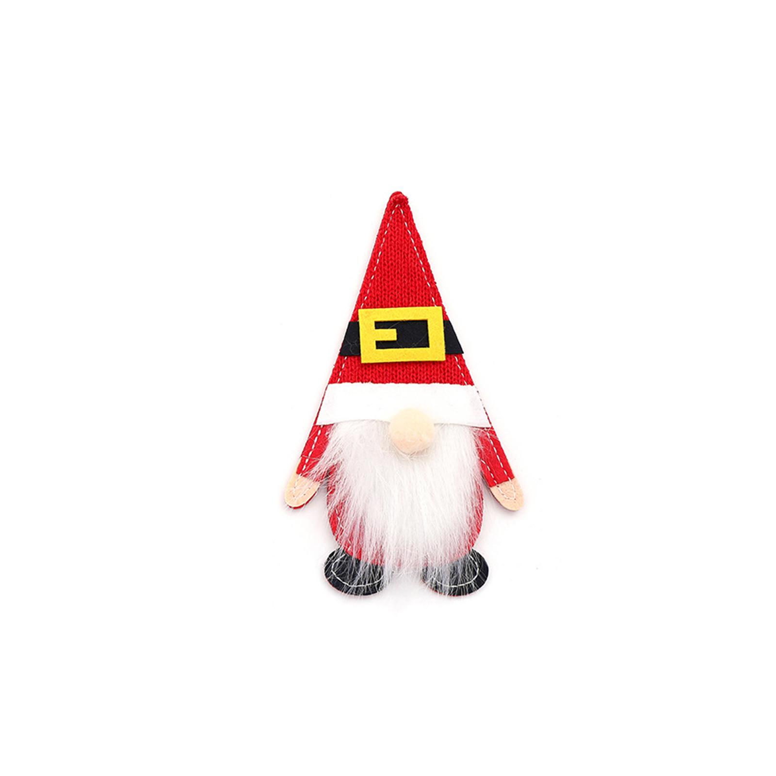 

Новый Рождественский Набор Нож и Вилка Тканевый Безликий Старик Набор Нож и Вилка Рождественские Украшения для Стола Дома One Size