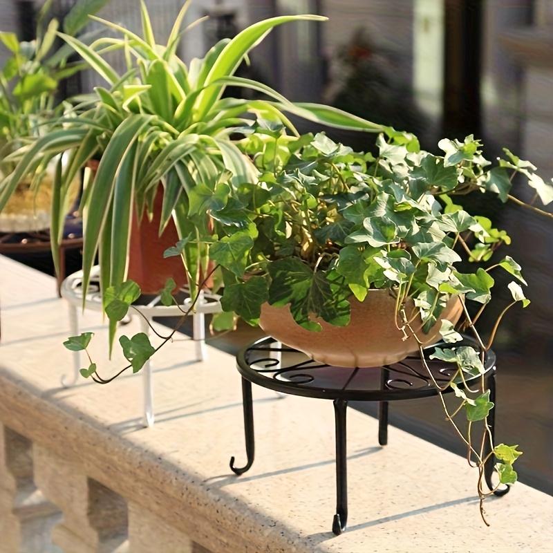 Heavy-Duty Rust-Resistant Metal Plant Stand - Suitable for All Seasons, Perfect for Indoor/Outdoor Garden Pots and Plants