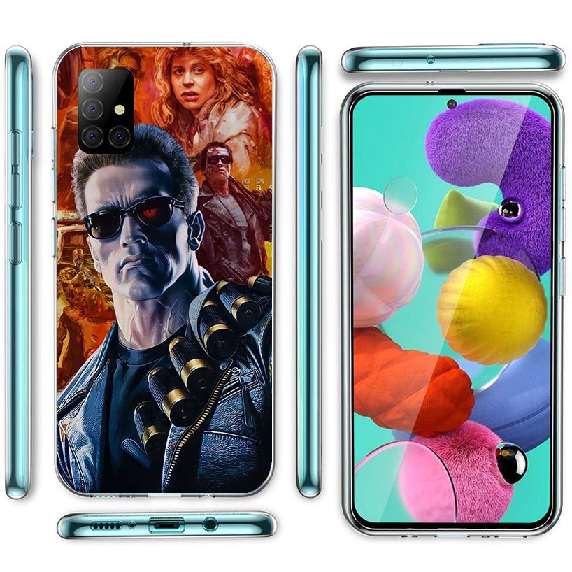 Arnold Schwarzenegger Terminator Cover Phone Case For Samsung Galaxy A12 A22 A32 A52 A72 A02S Phone Case Note 20 Ultra 10 S10 Pl