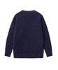 STANDARDERROR 87-Stan192 Pullover Brushed Lettering Jacquard Knit Navy