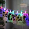 USB-Powered LED Photo Clip String Lights: Heart & Star Design for Colorful Decoration