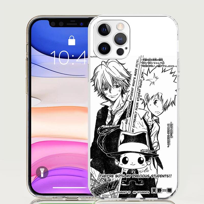 Katekyo Hitman Reborn Phone Case For Apple iPhone 17 Air 16 15 Plus 14 + 13 Mini 12 11 Pro Max 7 8 SE 16Max Soft Shell Cover Coq