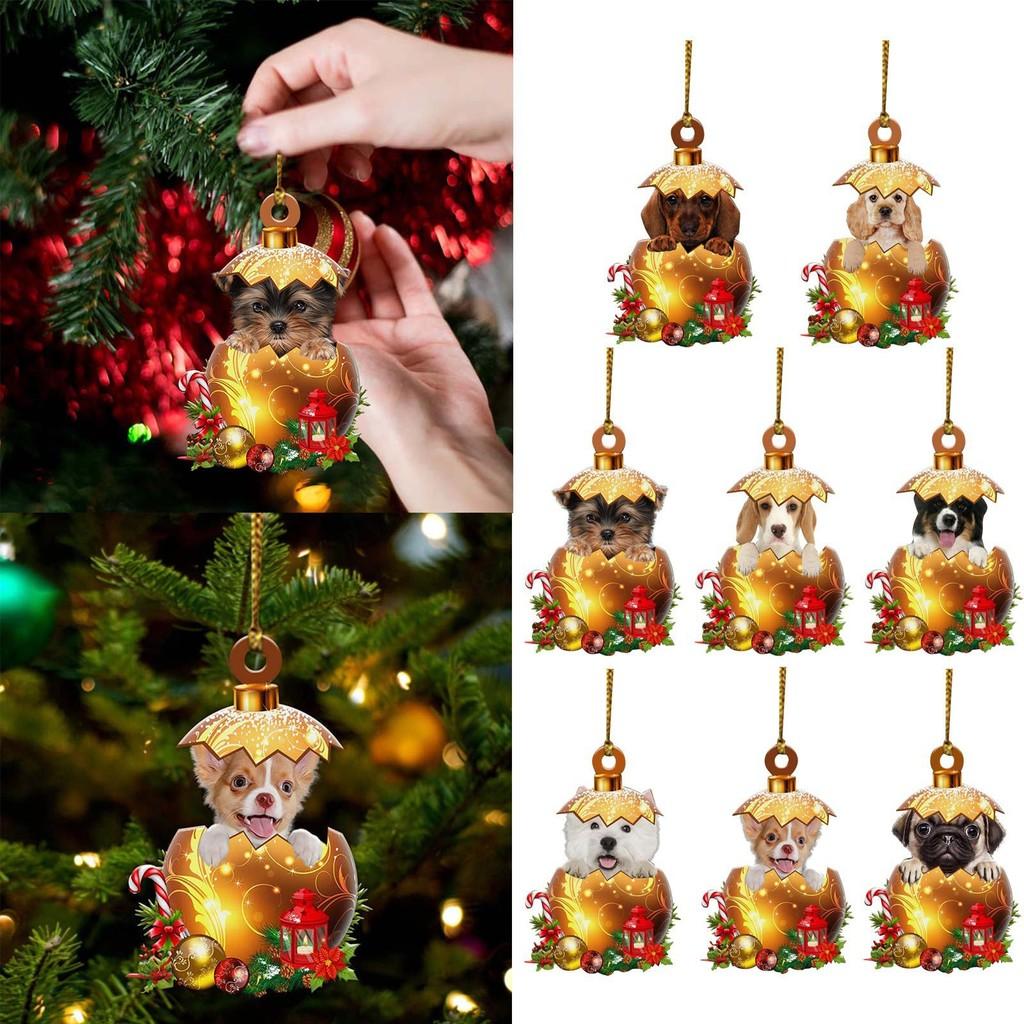 Cute Dog Cartoon Gold Egg Car Hanging Ornament Ideal For Festive Home Decor
