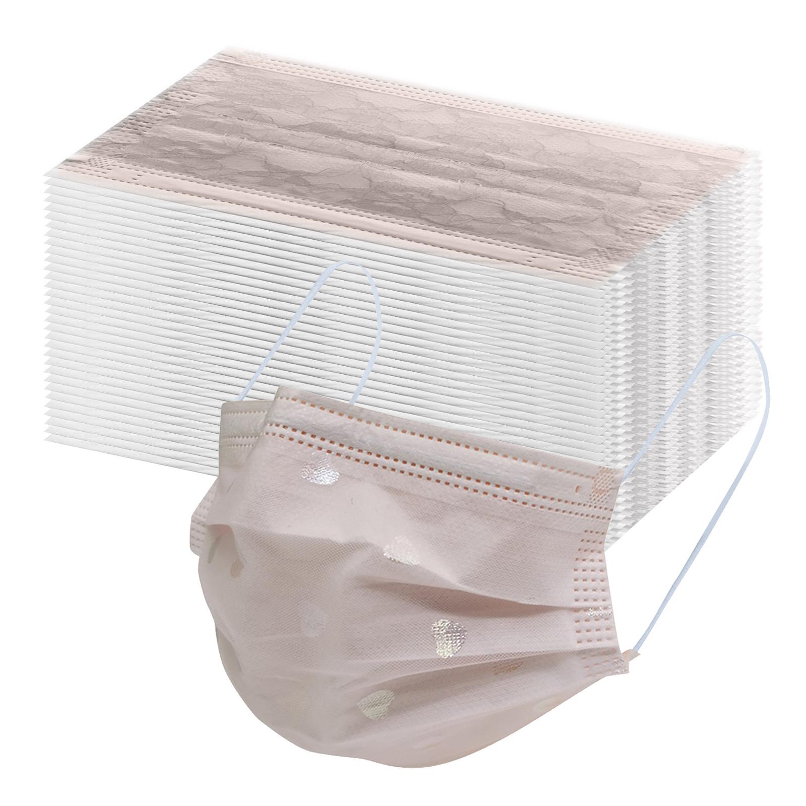 

Одноразовая маска для лица на День Благодарения, 50 шт., 4-слойный дышащий рождественский костюм, праздничные маски для взрослых женщин