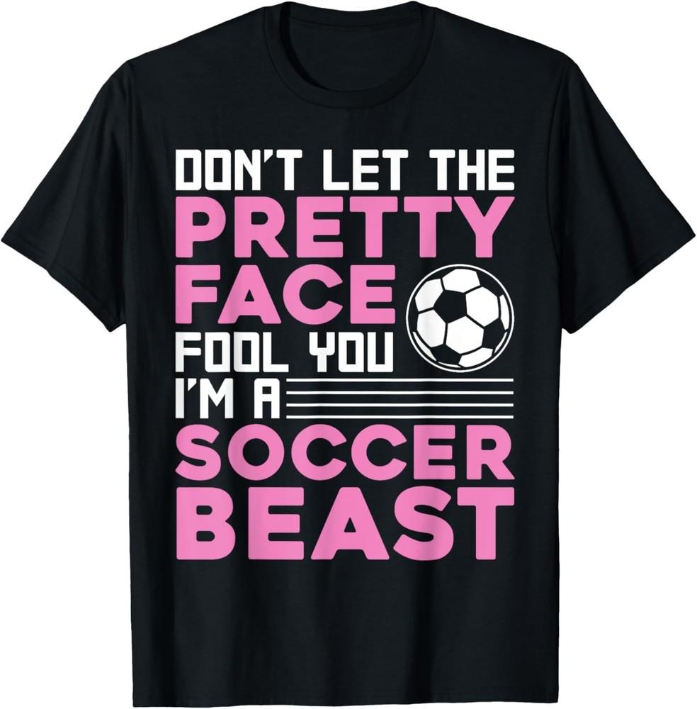 Cool Soccer For Women Teen Girls Soccer Lover Player Sports T-Shirt