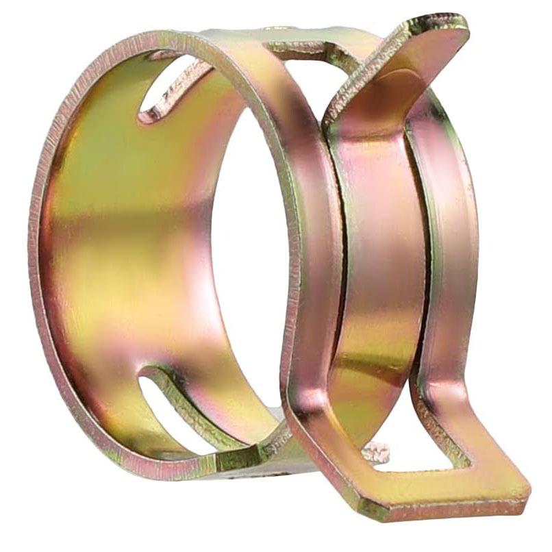 Kolor stali węglowej cynk 100 szt. zestaw elastycznych zacisków zacisk japoński zacisk skrzynka zacisk do rury wodnej zacisk do gazu zacisk do rury parowej