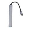 Type C Hub 7 in 1 Aluminum Alloy USB A Interface USB 3.0 500M/S Fast Transfer Plug and Play USB Dock