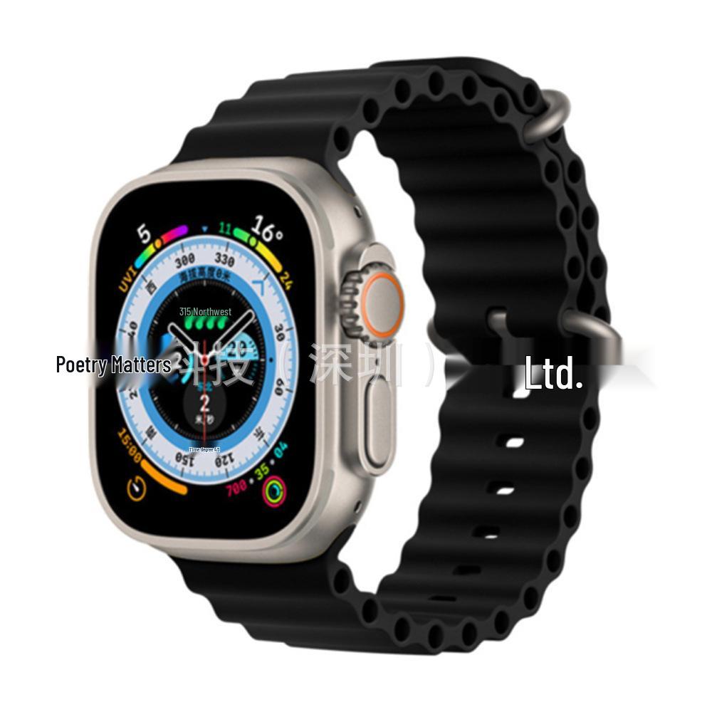 Apple Watch 11 Ultra Double Buckle Silicone Strap