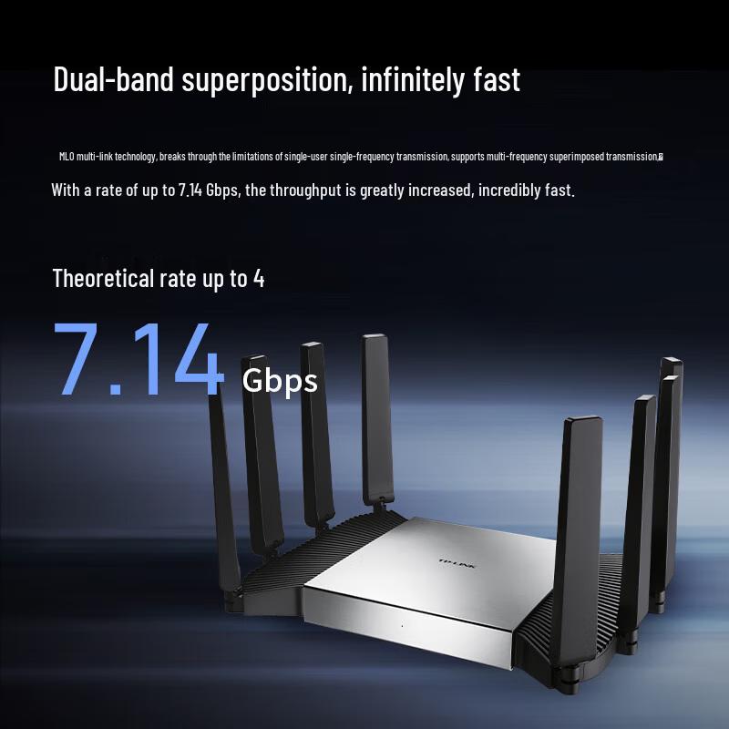 TP-Link WiFi 7 AX7200 Dual-Band Gaming Router (CN version)