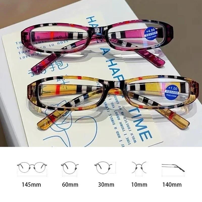 Klassische Fernsichtbrille für Damen, Blaulicht-blockierende Hyperopie-Brille für Frauen und Männer, fertige Lesebrille, Dioptrien +1,0