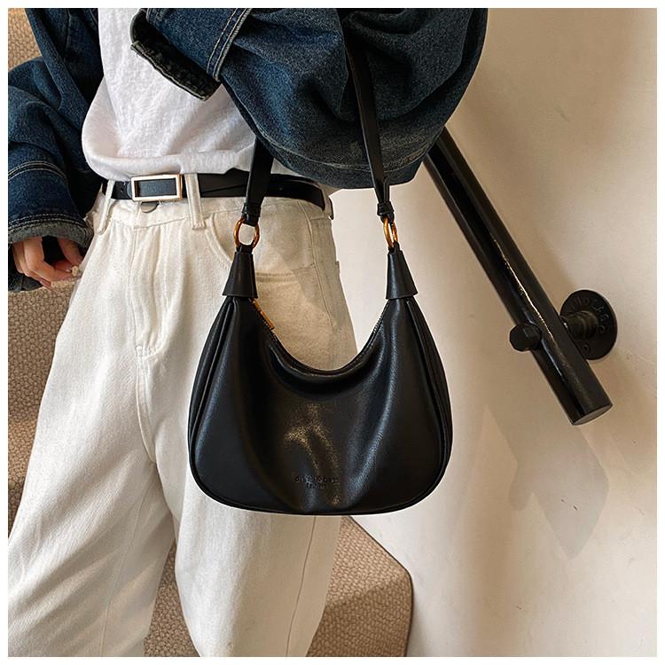 IELGY Ladies Underarm Bag Shoulder Crescent Bag